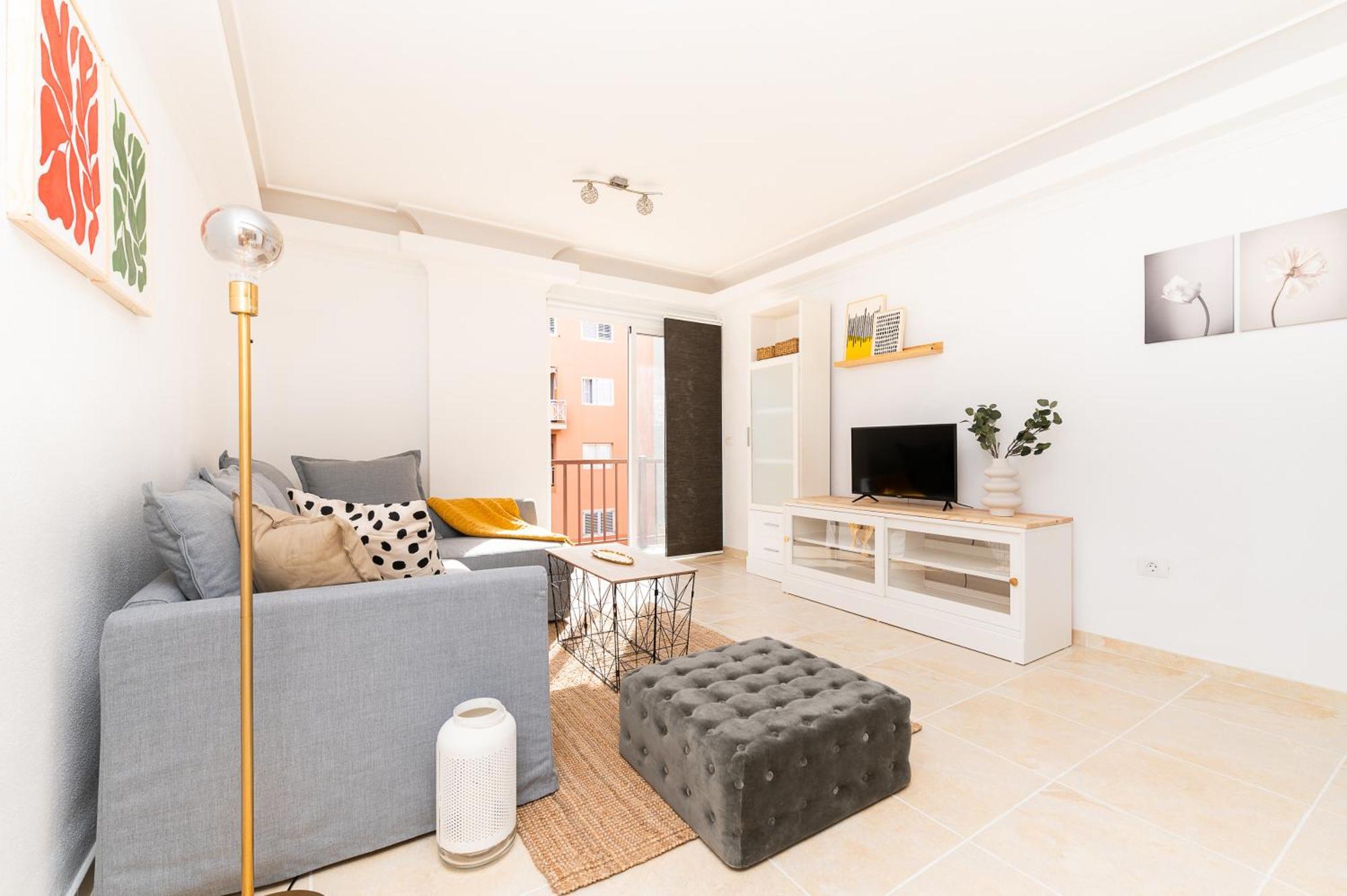 Apartamento Coqueto Con Terraza Junto A กันเดลาเรีย ภายนอก รูปภาพ