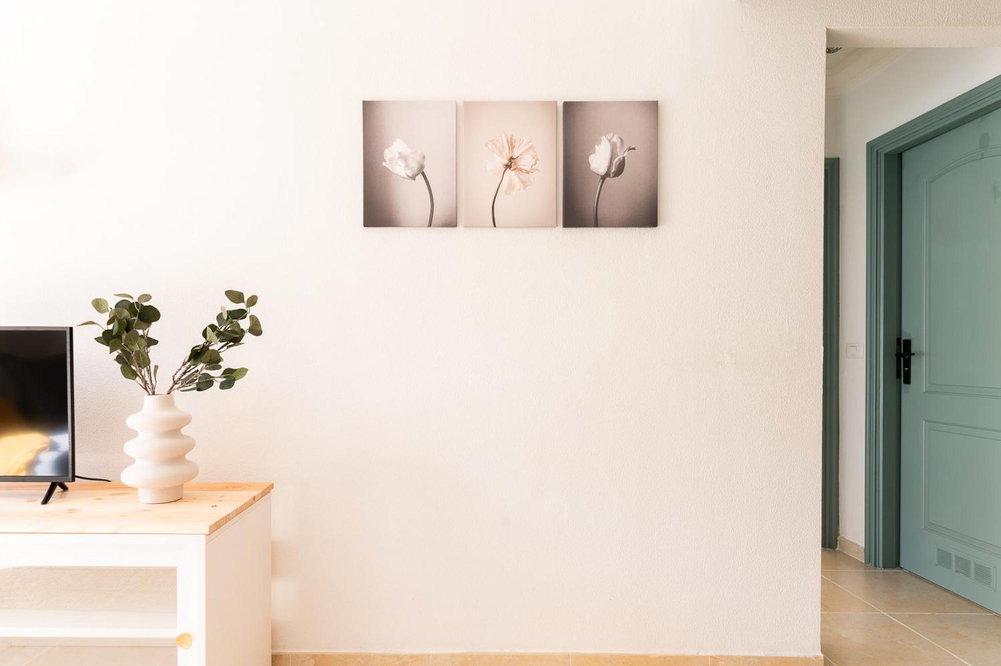 Apartamento Coqueto Con Terraza Junto A กันเดลาเรีย ภายนอก รูปภาพ