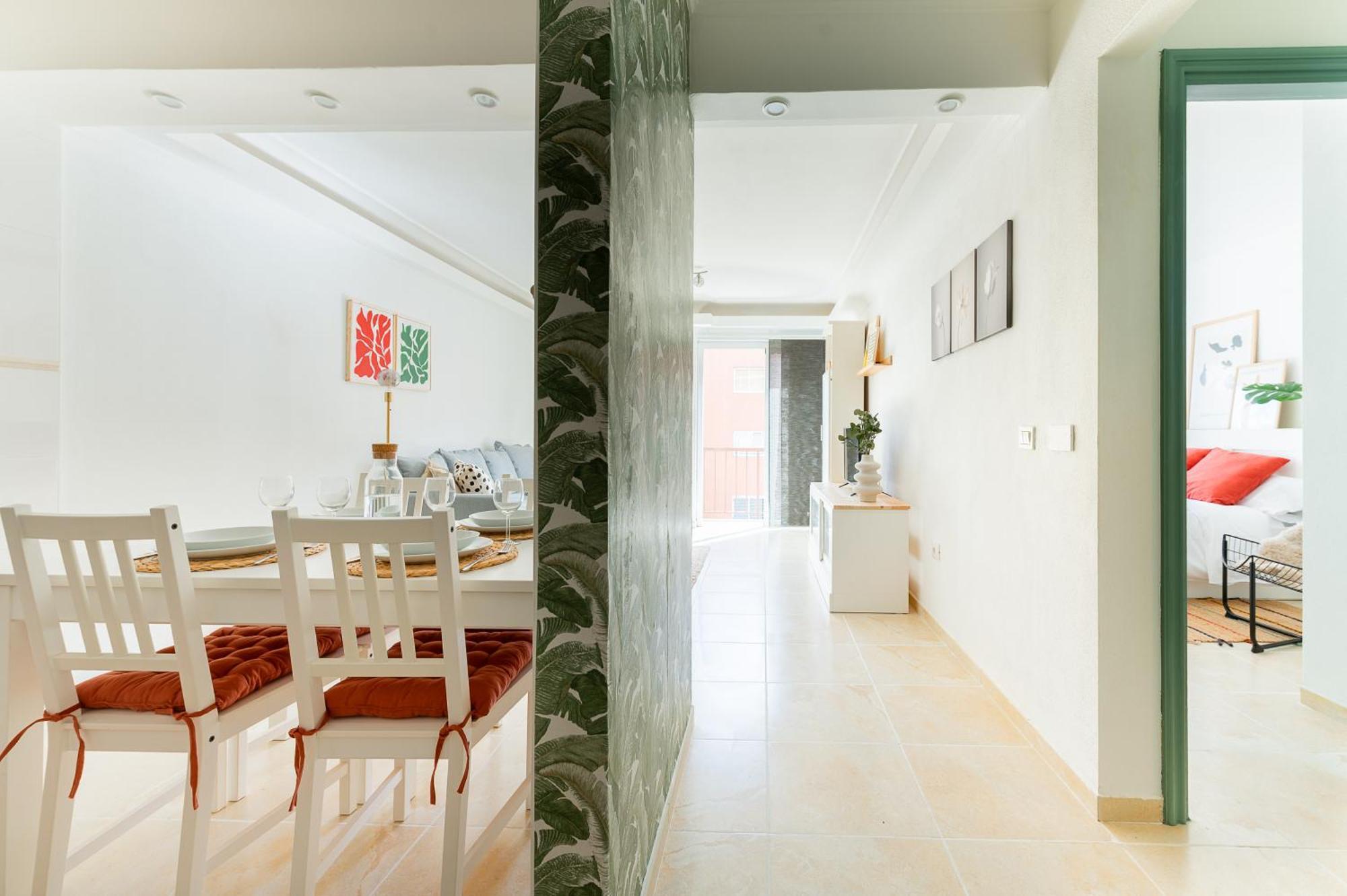 Apartamento Coqueto Con Terraza Junto A กันเดลาเรีย ภายนอก รูปภาพ