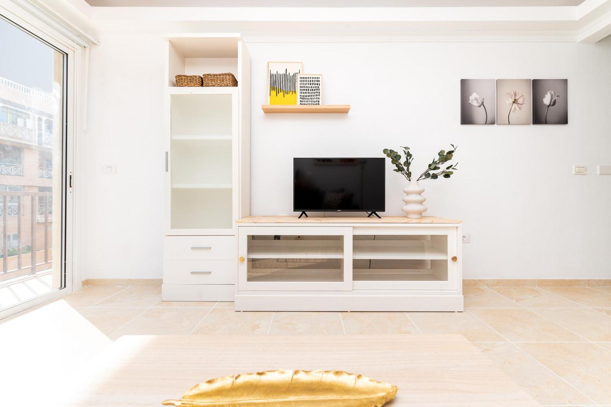 Apartamento Coqueto Con Terraza Junto A กันเดลาเรีย ภายนอก รูปภาพ