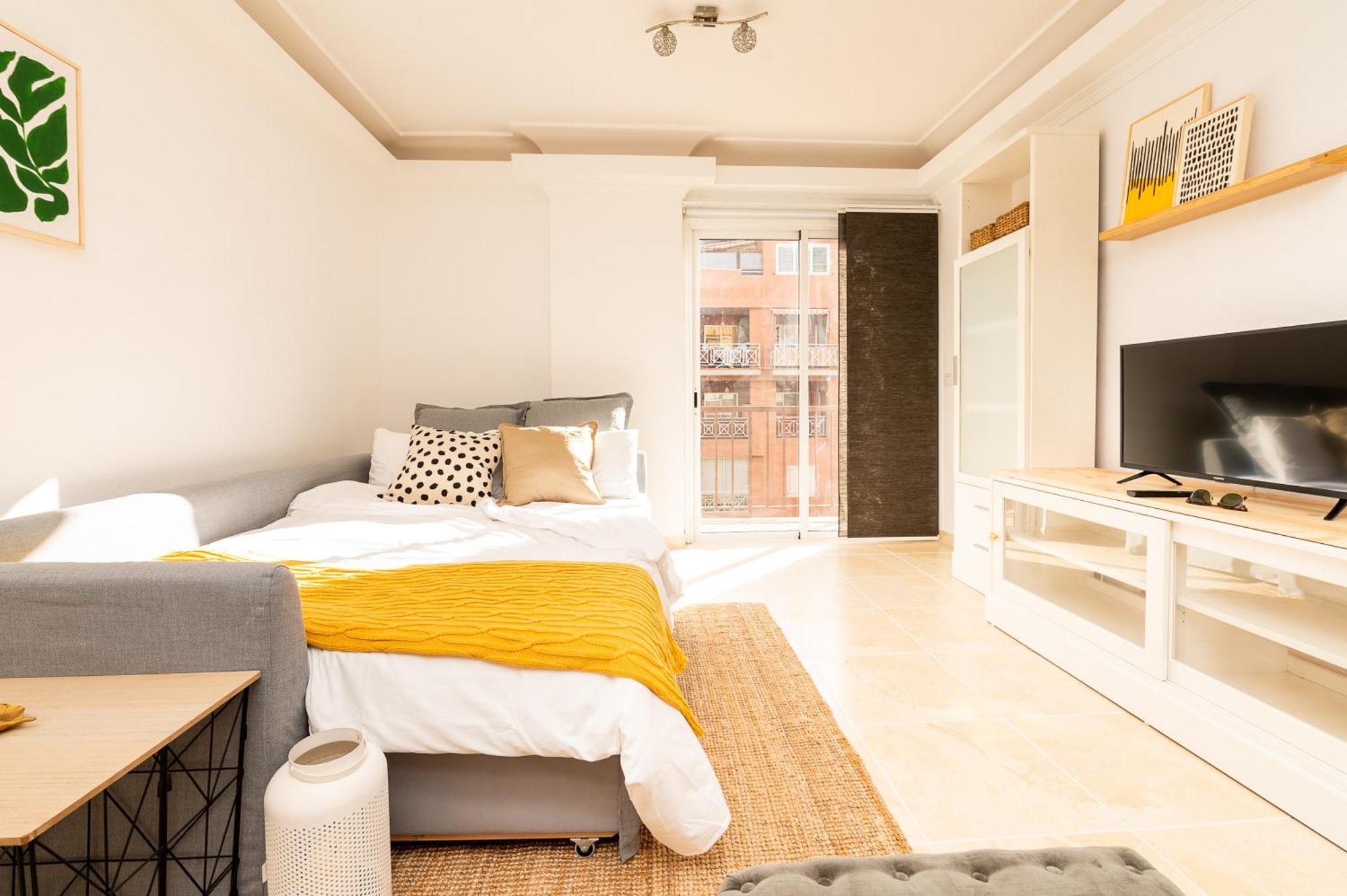 Apartamento Coqueto Con Terraza Junto A กันเดลาเรีย ภายนอก รูปภาพ